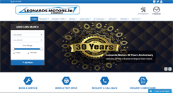 Desktop Screenshot of leonardsmotors.ie